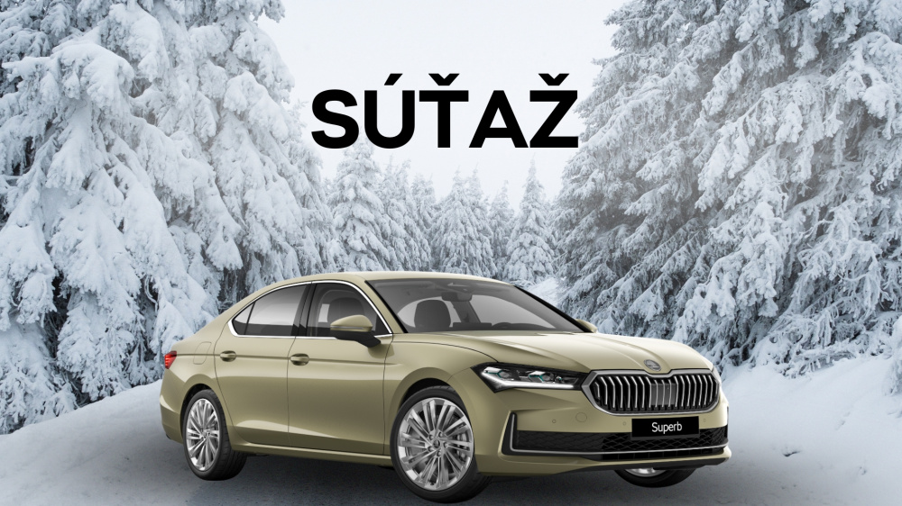 SÚŤAŽ: Vyhrajte auto Škoda Superb s plnou nádržou na celý týždeň! - Obrazok